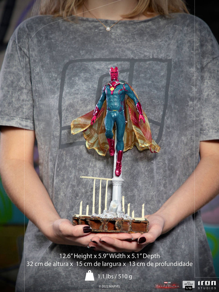 Iron Studios 1/10 Art Scale Statue WandaVision - Vision, Infinity Collectables