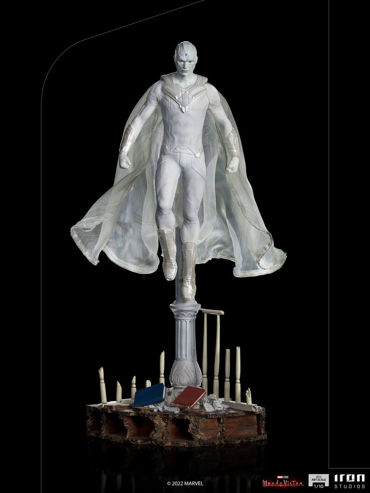 Iron Studios 1/10 Art Scale Statue WandaVision - White Vision, Infinity Collectables