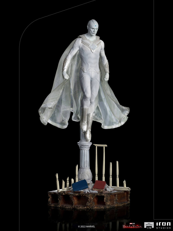 Iron Studios 1/10 Art Scale Statue WandaVision - White Vision, Infinity Collectables