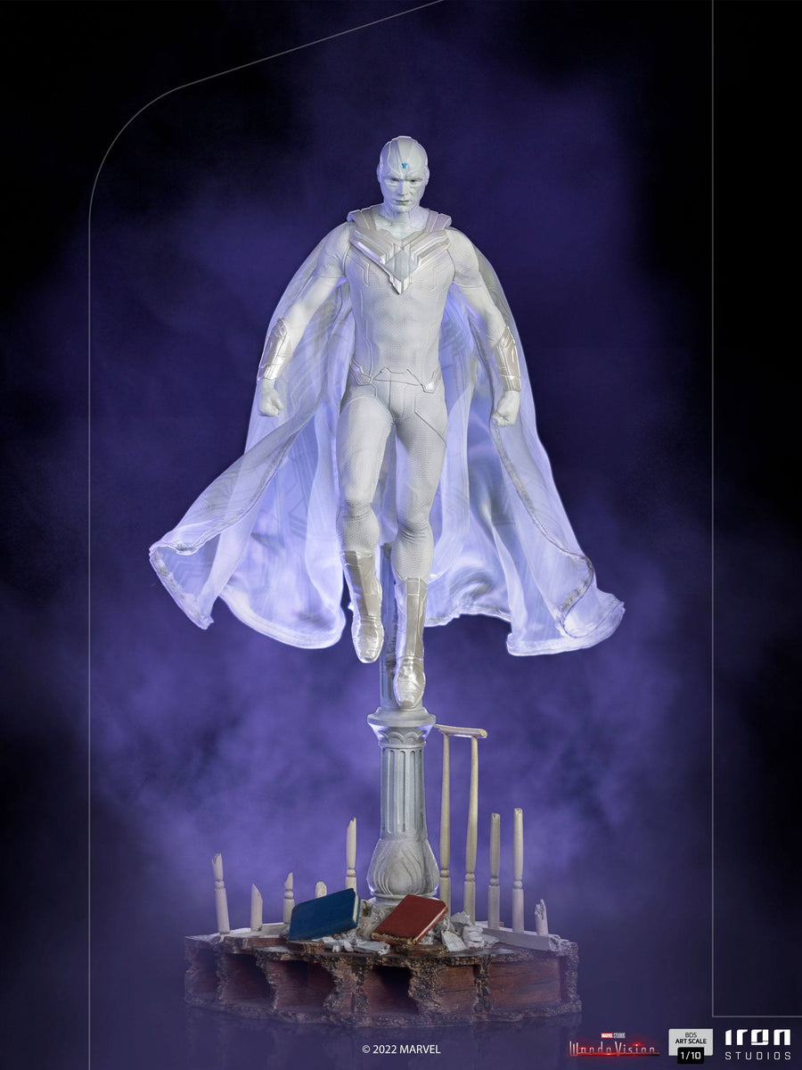 Iron Studios 1/10 Art Scale Statue WandaVision - White Vision, Infinity Collectables