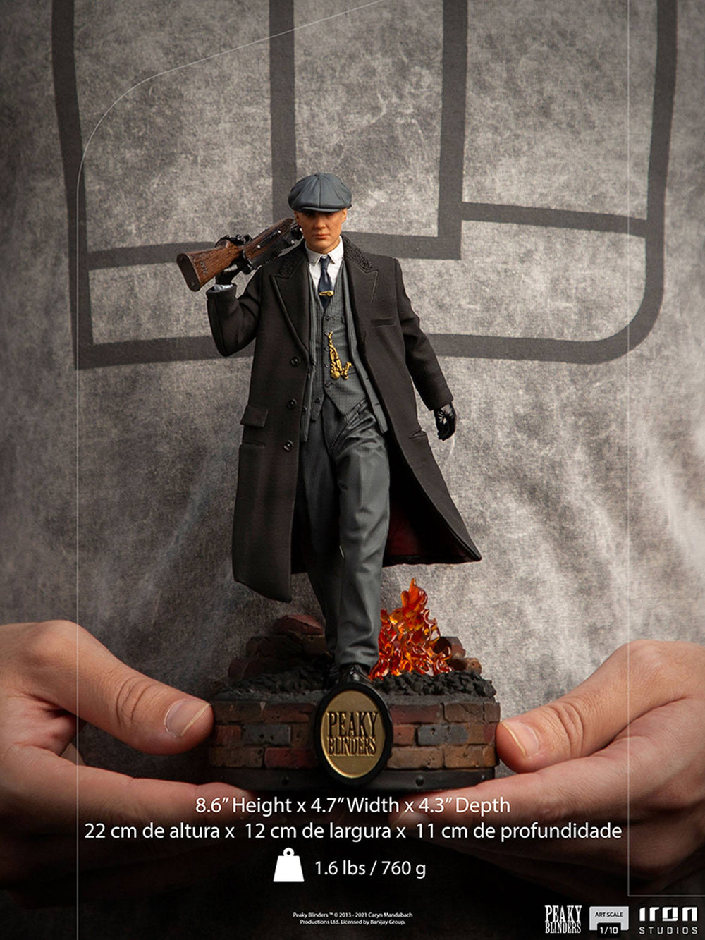 Iron Studios 1/10 Art Scale Statue Peaky Blinders Thomas Shelby, Infinity Collectables