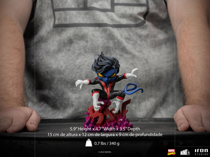 Iron Studios Mini Co Figure Marvel Comics - Nightcrawler (X-Men), Infinity Collectables