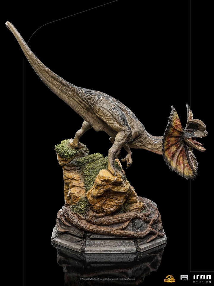 Iron Studios 1/10 Art Scale Statue Jurassic World Dominion Dilophosaurus, Infinity Collectables