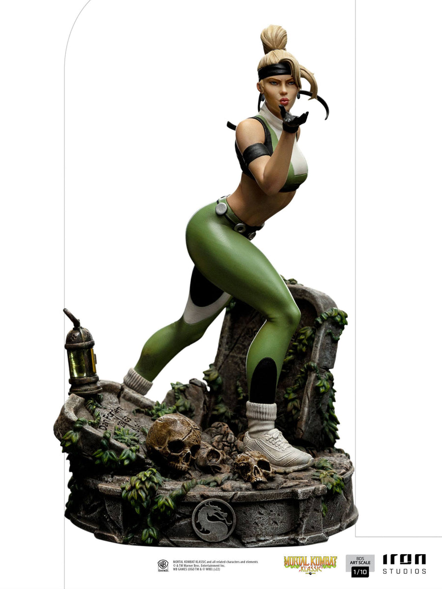 Iron Studios 1/10 Art Scale Statue Mortal Kombat Sonya Blade, Infinity Collectables