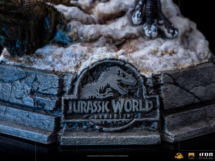 Iron Studios 1/10 Art Scale Statue Jurassic World Dominion Deluxe Blue and Beta, Infinity Collectables