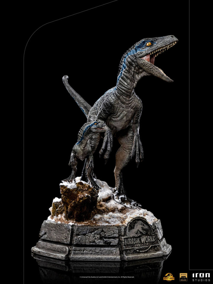 Iron Studios 1/10 Art Scale Statue Jurassic World Dominion Deluxe Blue and Beta, Infinity Collectables