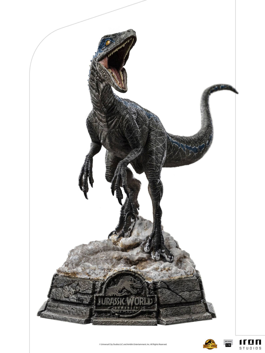Iron Studios 1/10 Art Scale Statue Jurassic World Dominion Blue, Infinity Collectables