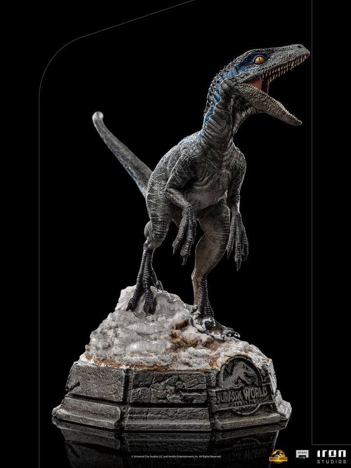 Iron Studios 1/10 Art Scale Statue Jurassic World Dominion Blue, Infinity Collectables