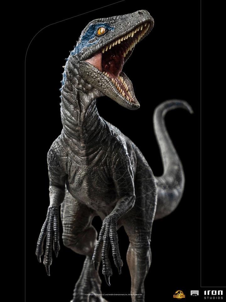 Iron Studios 1/10 Art Scale Statue Jurassic World Dominion Blue, Infinity Collectables