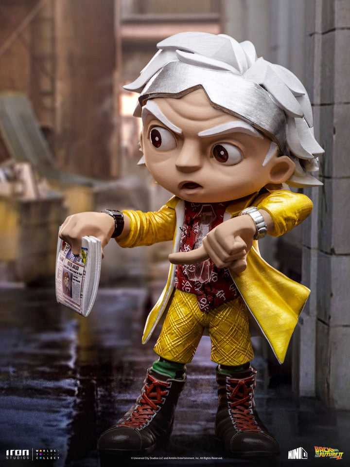 Iron Studios Back to the Future II Mini Co. PVC Figure Doc Brown