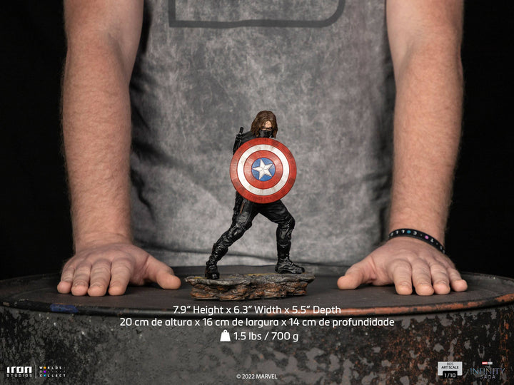 Iron Studios 1/10 Art Scale Marvel The Infinity Saga Winter Soldier