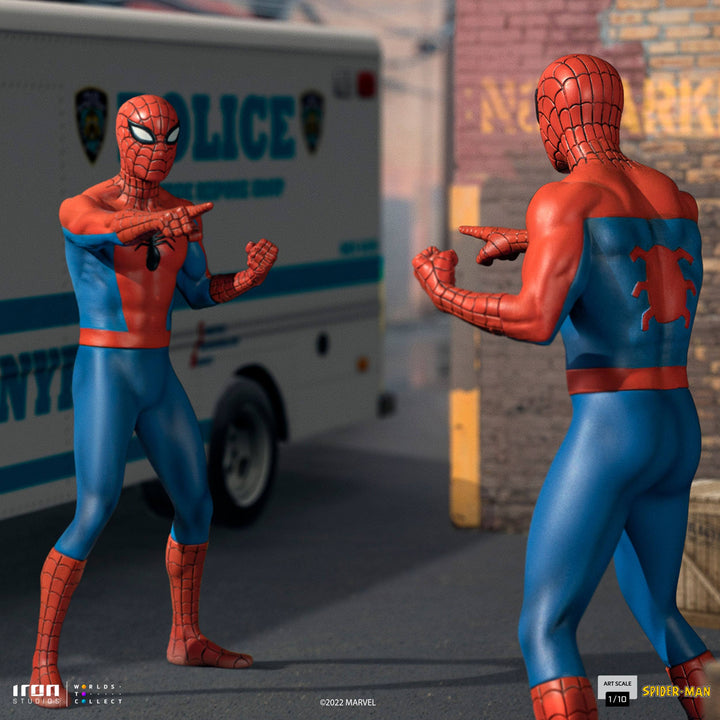 Iron Studios 1/10 Art Scale Marvel Comics Spider-Man (60s Animated Series)