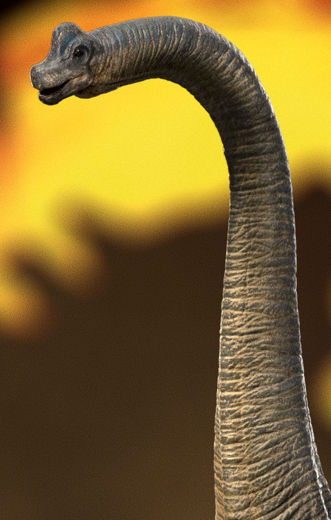 Iron Studios Jurassic Park Icons Brachiosaurus Statue