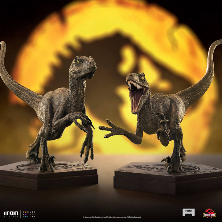 Iron Studios Jurassic World Icons Statue - Velociraptor (A)