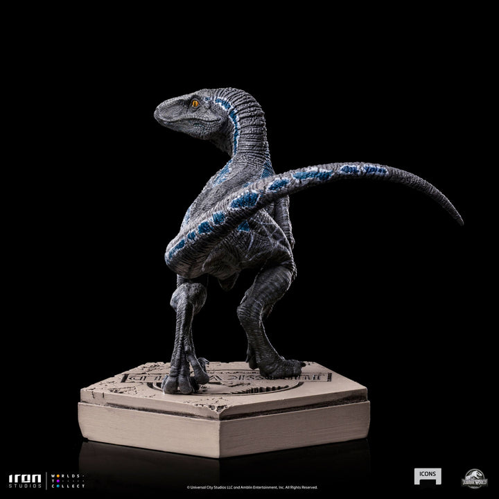 Iron Studios Jurassic Park Icons Velociraptor Blue (B) Statue