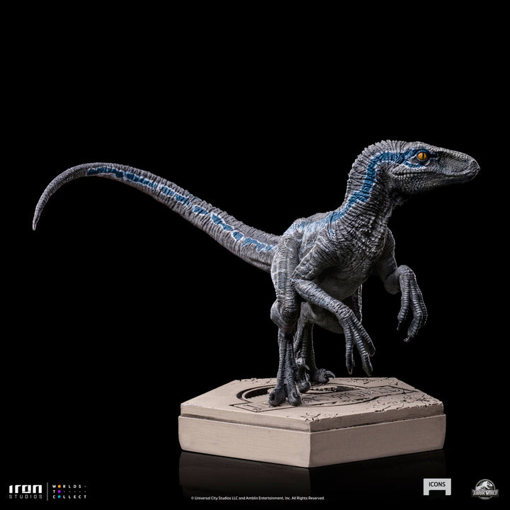 Iron Studios Jurassic Park Icons Velociraptor Blue (B) Statue