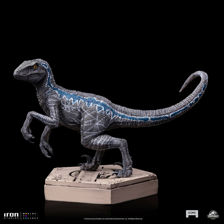 Iron Studios Jurassic Park Icons Velociraptor Blue (B) Statue