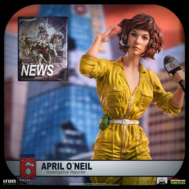 Iron Studios TMNT April O'Neil 1/10 Art Scale Statue
