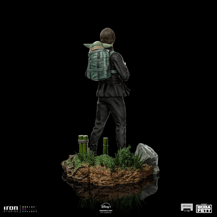 Iron Studios Star Wars The Book of Boba Fett Luke Skywalker and Grogu Training 1/10 Art Scale Limited Edition Statue