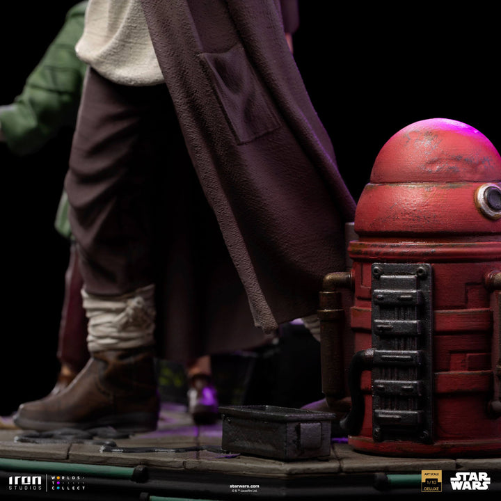 Iron Studios Star Wars Obi-Wan Kenobi Obi-Wan and Young Leia Deluxe 1/10 Art Scale Limited Edition Statue