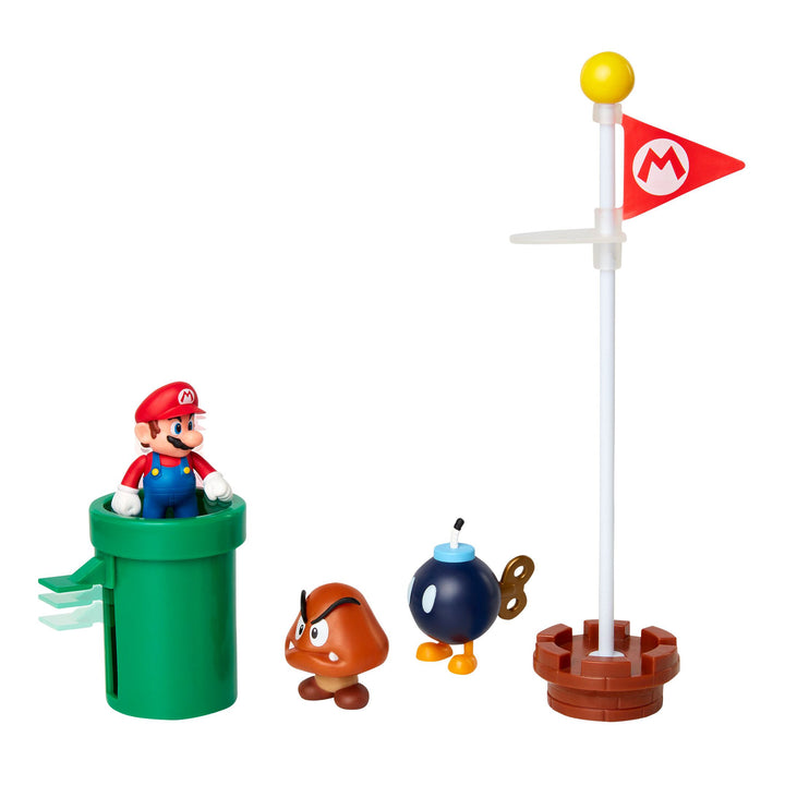 Super Mario Acorn Plains Diorama Set