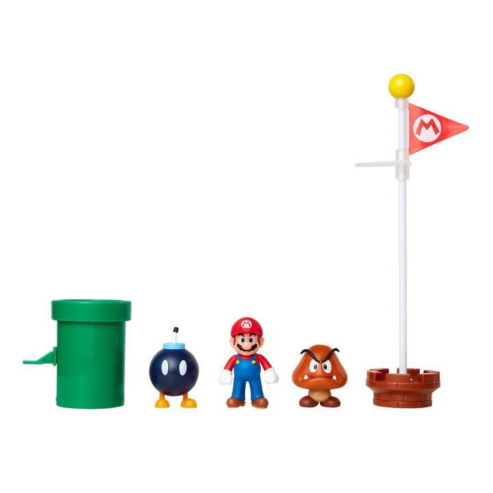 Super Mario Acorn Plains Diorama Set