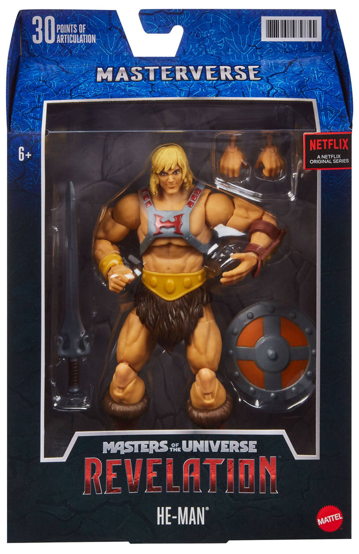 Masters of the Universe Revelation He-Man Action Figure, Infinity Collectables