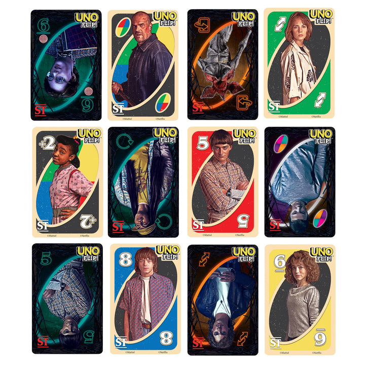 UNO Flip! Stranger things Card Game