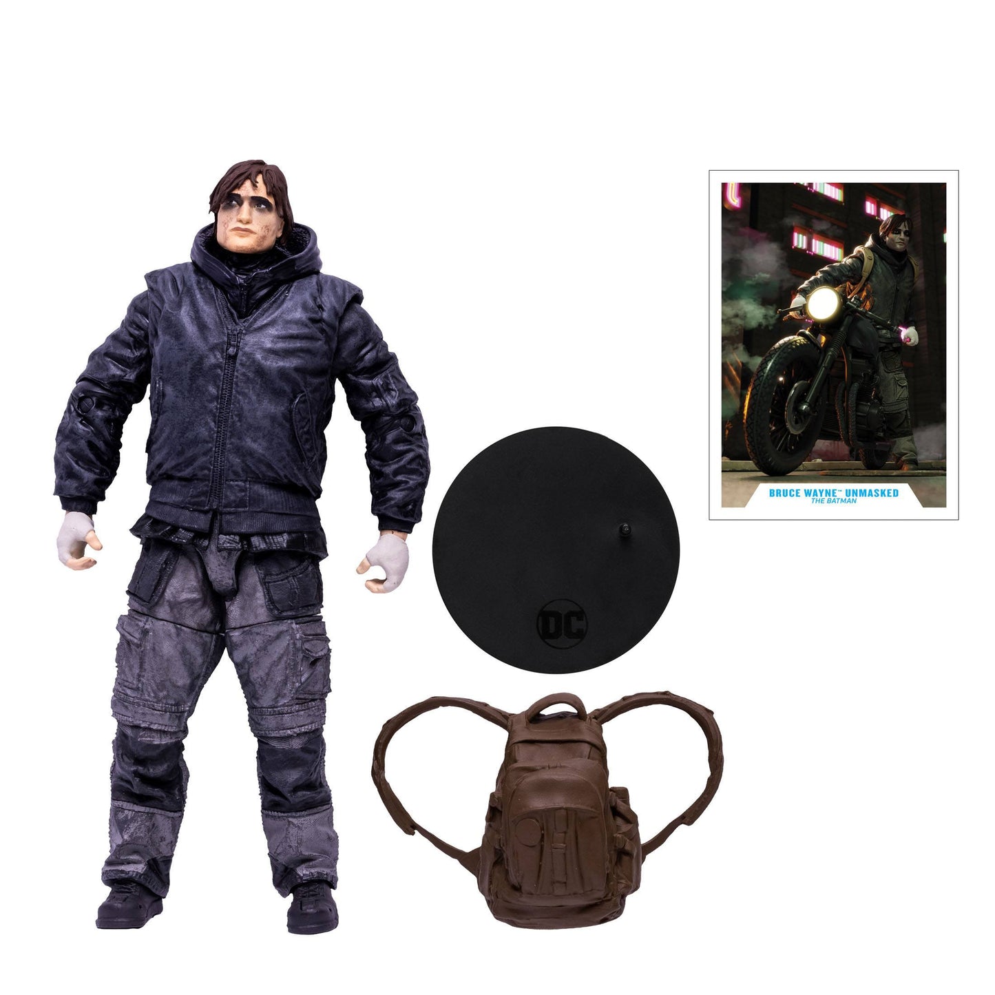 McFarlane DC Multiverse The Batman 7" Action Figure - Bruce Wayne (Drifter) Unmasked