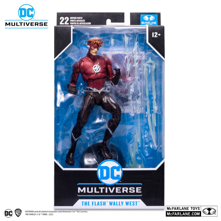 McFarlane DC Multiverse 7In - The Flash (Wally West - Red Suit) Action Figure, Infinity Collectables