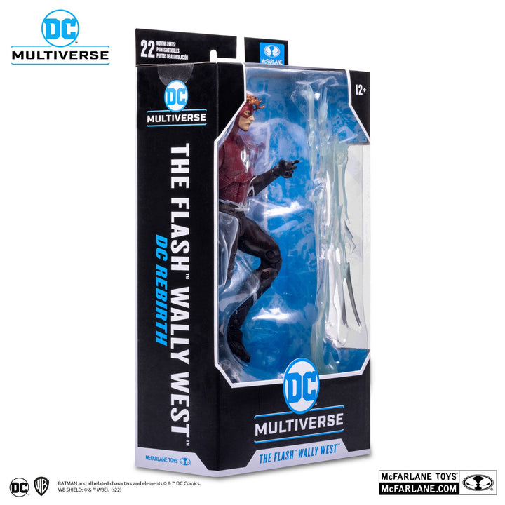 McFarlane DC Multiverse 7In - The Flash (Wally West - Red Suit) Action Figure, Infinity Collectables
