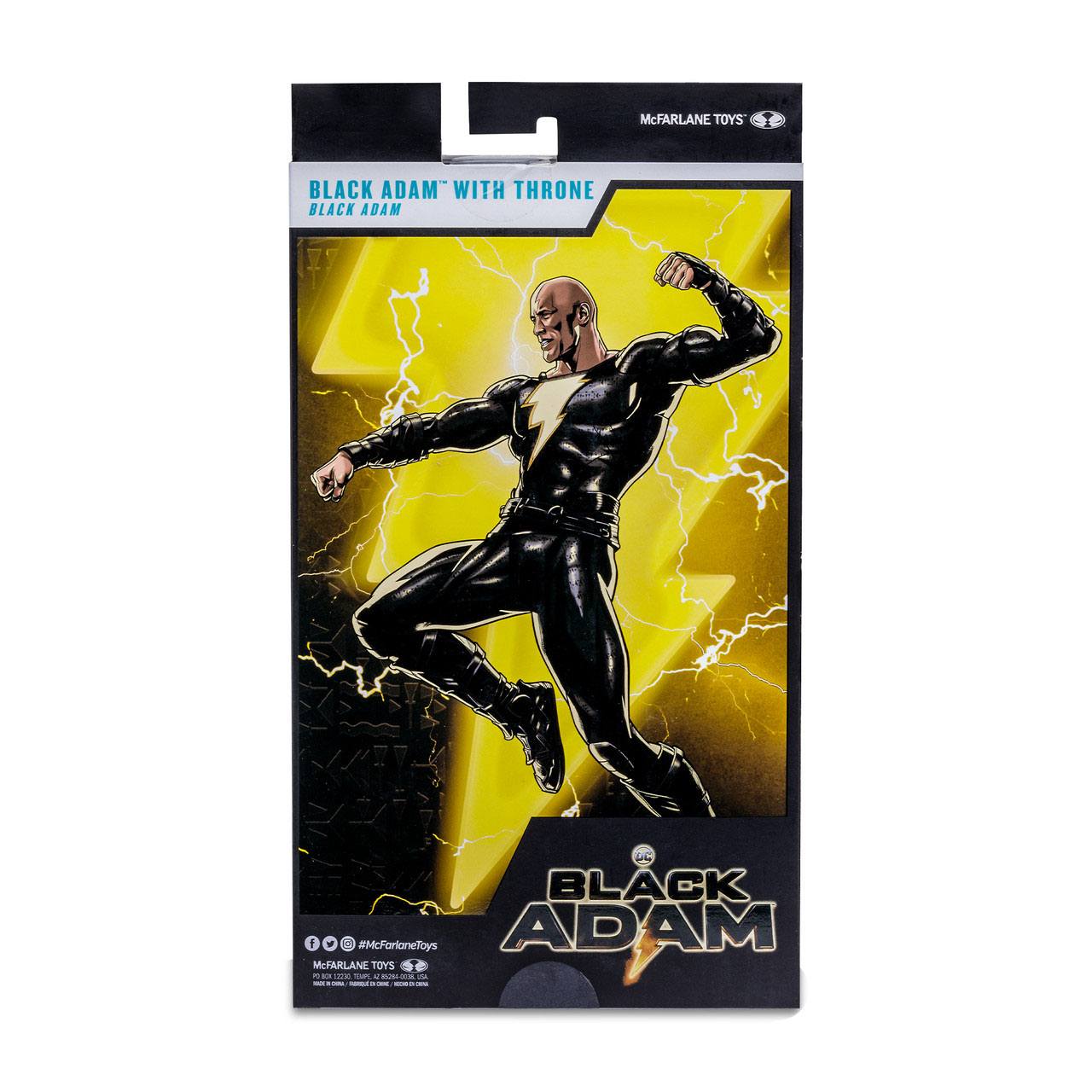 McFarlane DC Black Adam Movie Black Adam with Throne 7" Action Figure