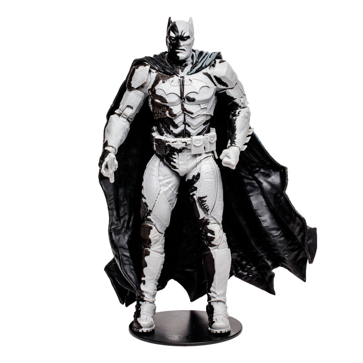 McFarlane DC Direct Black Adam Batman Line Art Variant 7 Inch Action Figure with Comic SDCC Variant, Infinity Collectables