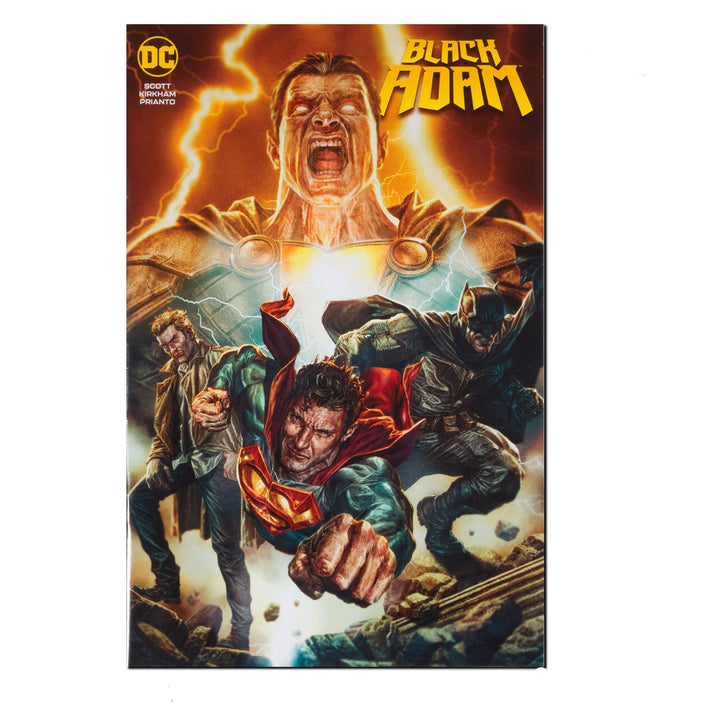 McFarlane Toys 7" Superman Action Figure with Black Adam Comic (Page Punchers), Infinity Collectables