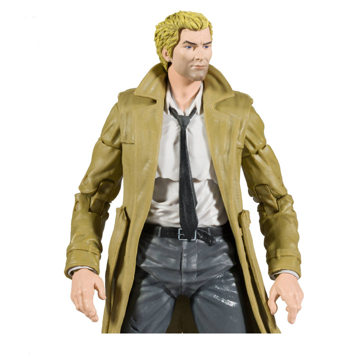 McFarlane Toys 7" John Constantine Action Figure with Black Adam Comic (Page Punchers)
