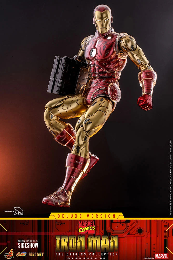 Hot Toys Marvel Comics The Origin Collection 1/6th Scale Deluxe Iron Man Figure
