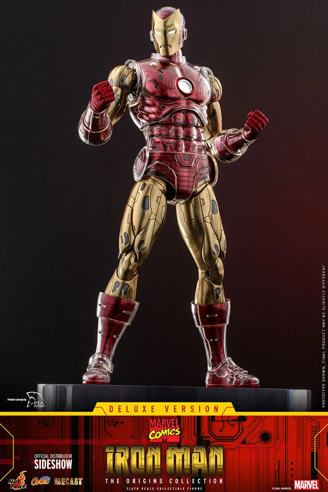 Hot Toys Marvel Comics The Origin Collection 1/6th Scale Deluxe Iron Man Figure
