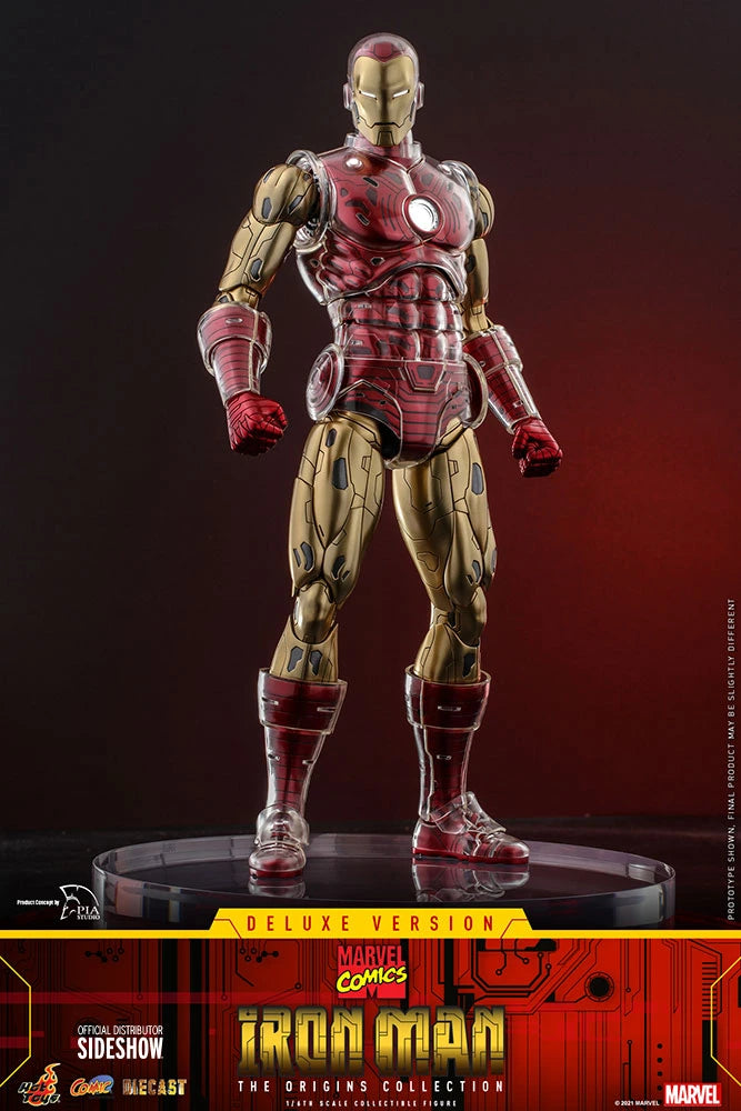 Hot Toys Marvel Comics The Origin Collection 1/6th Scale Deluxe Iron Man Figure