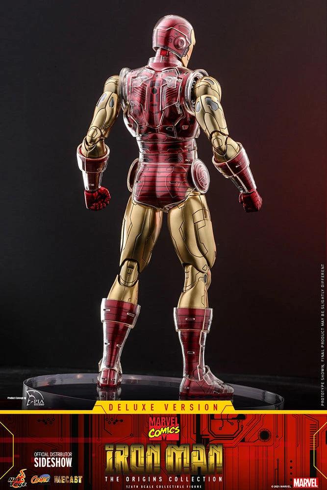 Hot Toys Marvel Comics The Origin Collection 1/6th Scale Deluxe Iron Man Figure