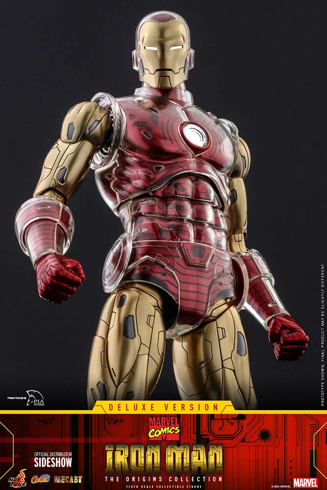 Hot Toys Marvel Comics The Origin Collection 1/6th Scale Deluxe Iron Man Figure