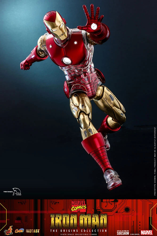 Hot Toys Marvel Comics The Origin Collection 1/6th Scale Iron Man Figure