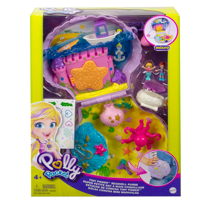 Polly Pocket Tiny Power Seashell Purse Playset