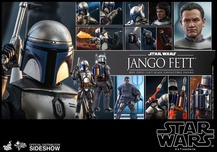 Hot Toys Star Wars Attack of the Clones 1/6 Scale Jango Fett Action Figure