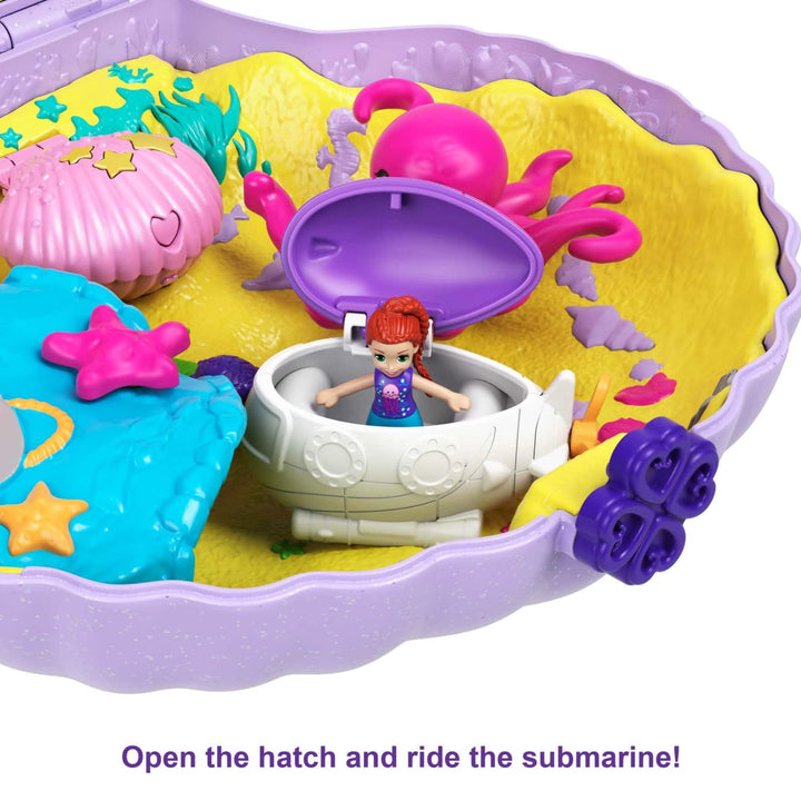 Polly Pocket Tiny Power Seashell Purse Playset