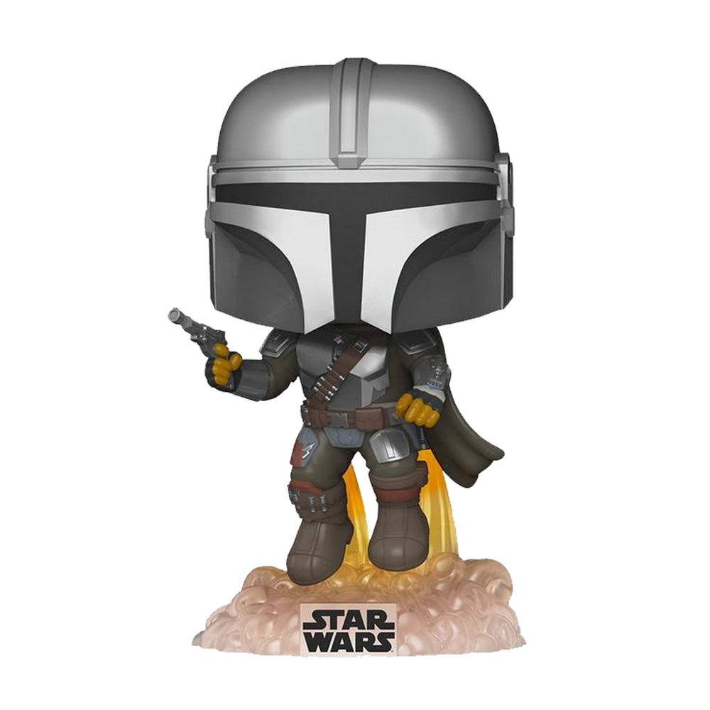 The Mandalorian Flying with Blaster Funko Pop! Vinyl Figure