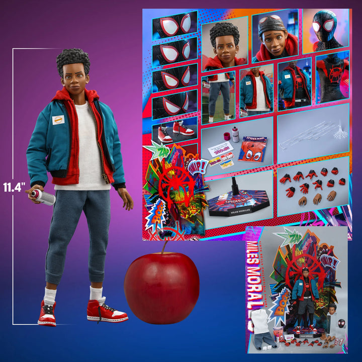 Hot Toys Spider-Man Into the Spider-Verse 1/6th Scale Miles Morales Figure