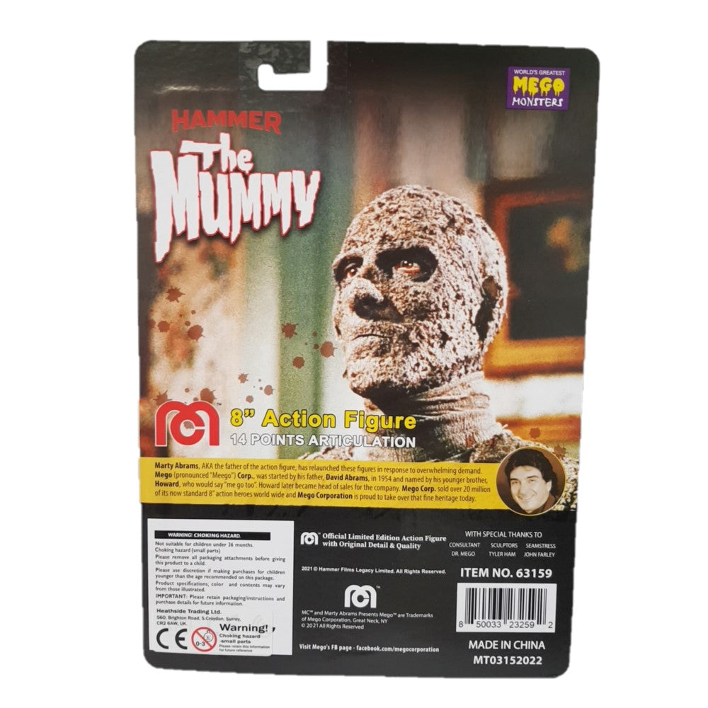 Hammer The Mummy Horror 8" Mego Action Figure