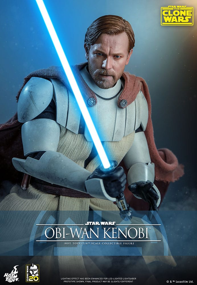 Hot Toys Star Wars Attack Of The Clones 20th Anniversary 1/6 Scale Obi-Wan Kenobi