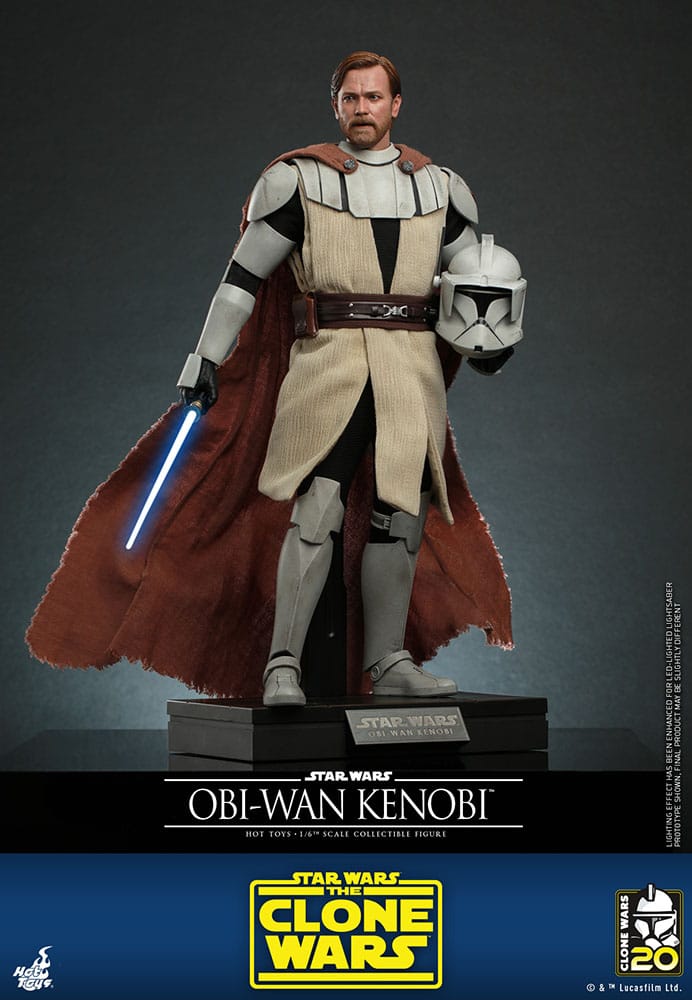 Hot Toys Star Wars Attack Of The Clones 20th Anniversary 1/6 Scale Obi-Wan Kenobi