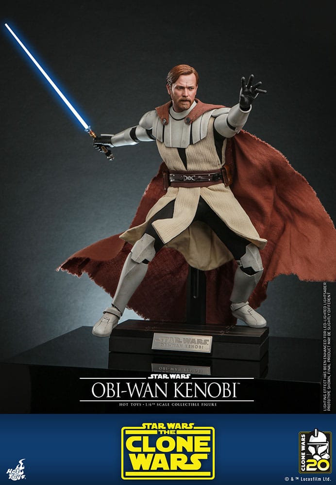 Hot Toys Star Wars Attack Of The Clones 20th Anniversary 1/6 Scale Obi-Wan Kenobi